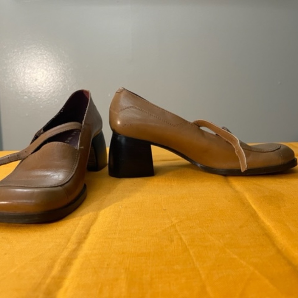 Tan female shoes